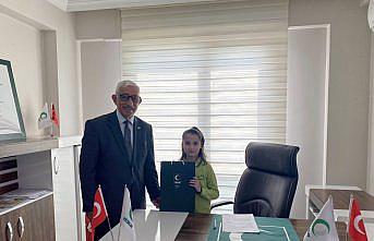 Yeşilay Düzce Şubesi'nde “temsili başkan“ programı düzenlendi