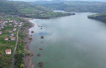 Zonguldak'taki Kızılcapınar Barajı'nda su seviyesi yağışlarla yükseldi