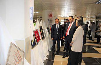 Amasya Adliyesi’nde denetimli serbestlik yükümlülerinin eserleri sergilendi