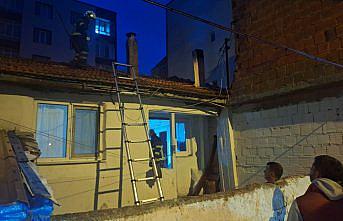 Bafra'da baca yangını söndürüldü