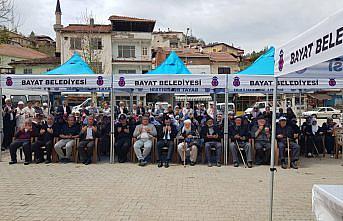 Bayat'ta hacı adayları kutsal topraklara uğurlandı