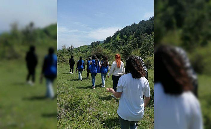 Cide ilçesinde doğa yürüyüşü düzenlendi