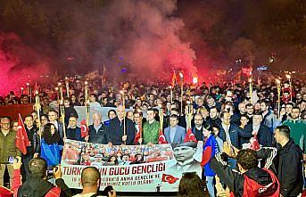 Düzce'de “Gençlik Haftası“ kapsamında kortej yürüyüşü yapıldı