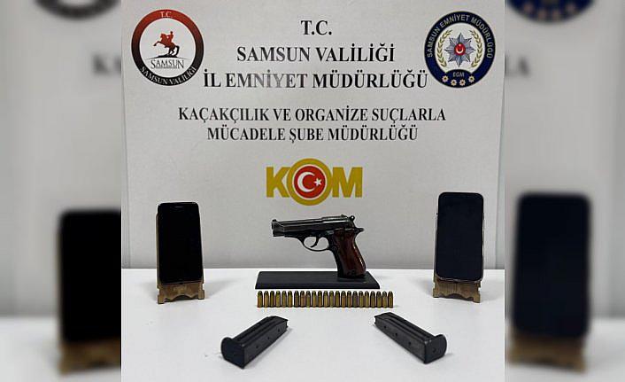 Samsun'da tefecilik operasyonunda yakalanan zanlı tutuklandı