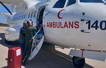 Hava Kuvvetlerinin ambulans uçağı Samsun'dan Ankara'ya organ nakletti