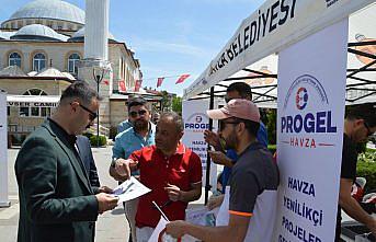 Havza'da oryantiring yarışı düzenlendi