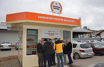 Havza’da “Samsun Ekmek“ satış noktası açıldı