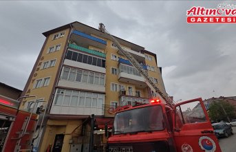 Karabük'te 6 katlı binada çıkan yangın söndürüldü