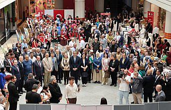 Karabük'te ADEM kursiyerlerinin sergisi açıldı
