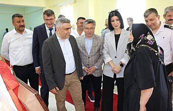 Merzifon’da kursiyerlerin yaptığı ürünler beğeniye sunuldu