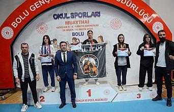 Muaythai Gençler Türkiye Birinciliği Müsabakaları Bolu'da yapıldı