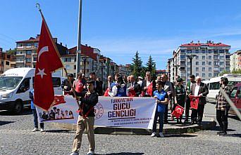 Of'ta Gençlik Yürüyüşü düzenlendi
