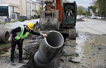 Samsun’da altyapı çalışmaları sürüyor