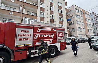 Samsun'da bir kişi ailesinin evini kundakladı