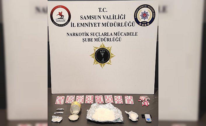 Samsun'da düzenlenen uyuşturucu operasyonunda 2 zanlı yakalandı