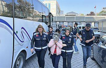 Samsun'da fuhuş operasyonunda 7 zanlı yakalandı