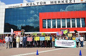 Samsun'da özel öğrencilerden farkındalık yürüyüşü