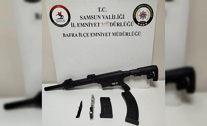 Bafra'da silahlı tehdit ve darp olayında 3 şüpheli yakalandı