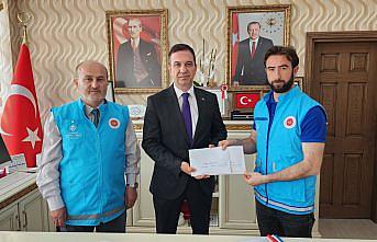 Suluova Kaymakamı Gürçam, Filistin’e kurban bağışında bulundu