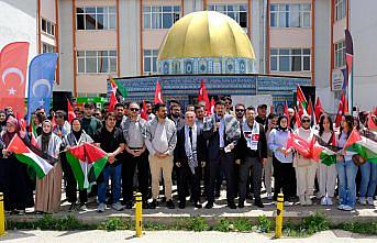 TOGÜ'de öğrenci kulüpleri İsrail'e tepki gösterdi