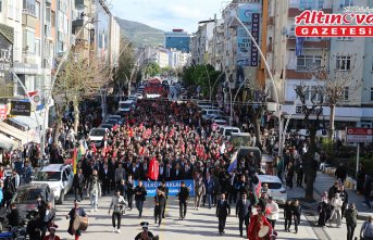 Tokat'ta 3 Mayıs Türkçülük yürüyüşü yapıldı
