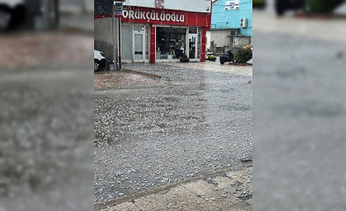 Tokat'ta dolu ve sağanak etkili oldu
