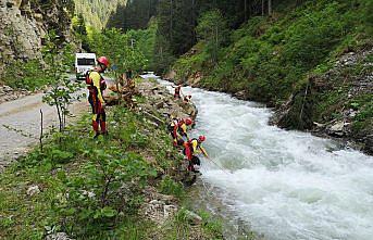 Trabzon'da dereye düşen 9 yaşındaki çocuk kayboldu