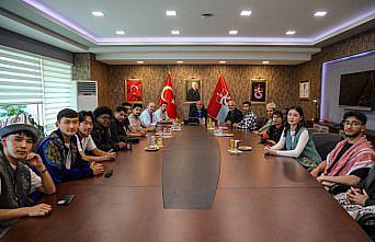 Trabzonspor'a uluslararası öğrencilerden ziyaret