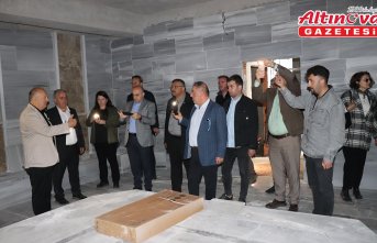 Ünye Belediye Başkanı Tavlı, yapımı devam eden projeleri inceledi