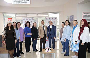 Ünye'de öğrencilerden “Sağlık” temalı resim sergisi