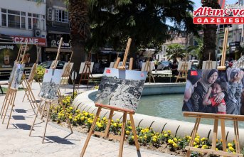 Bafra'da “Gazze'nin Sesi Ol“ fotoğraf sergisi açıldı