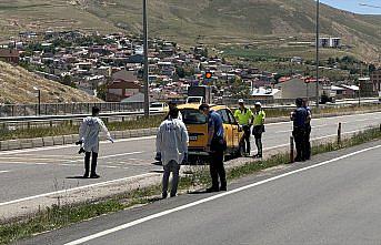 Bayburt'ta taksinin çarptığı yaya öldü