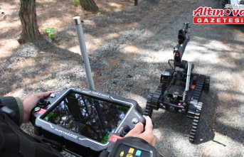 Bomba uzaktan müdahale aracı “TMR-II Halil“ jandarmanın hayat kurtaran yardımcısı