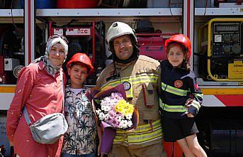 Düzce Belediyesinden itfaiye personeline “Babalar Günü“ sürprizi