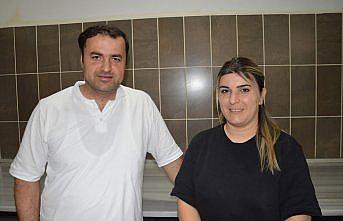 Eşinin desteğiyle 14 yıl sonra hayalindeki iş yerine kavuştu