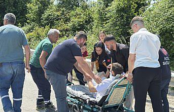 Gerze’de otomobille motosikletin çarpıştığı kazada bir kişi yaralandı