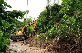 Trabzon'da sağanak etkili oldu
