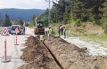 Hanönü'de doğal gaz çalışmaları başladı