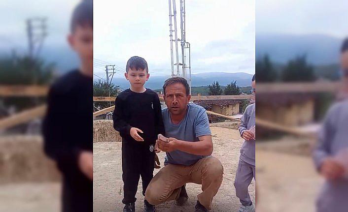 Ladik'te cami inşaatına vatandaşlardan destek