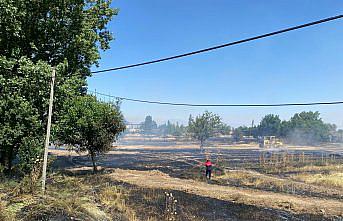 Merzifon’da tarım arazisinde çıkan yangın söndürüldü