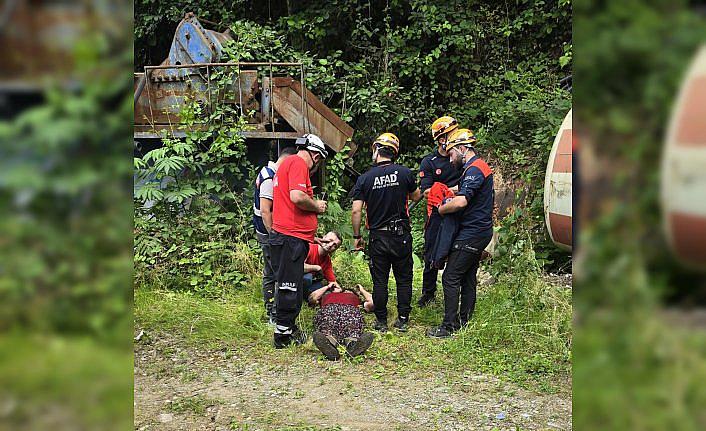 Rize'de kaybolan kadın yaralı bulundu