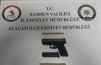 Samsun'da bir kişinin üzerinde ruhsatsız silah bulundu