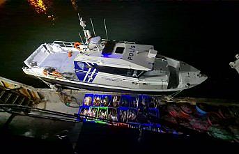 Samsun'da kaçak avlanan 6 ton kalkan balığı ele geçirildi