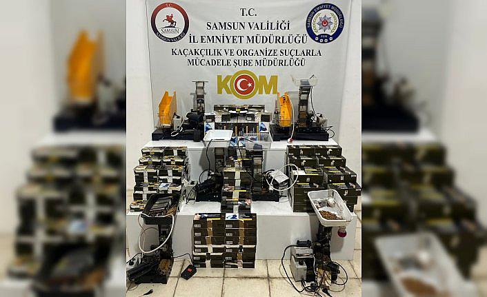 Samsun'da kaçakçılık operasyonunda 4 zanlı yakalandı