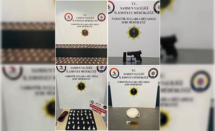 Samsun'da uyuşturucu operasyonunda 10 zanlı yakalandı