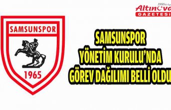 Samsunspor Yönetim Kurulu'nda görev dağılımı belli oldu