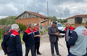 Tokat'ta dolu yağışının ardından hasar tespit çalışmaları başladı