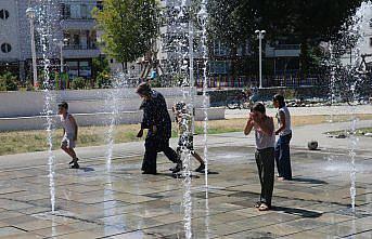 Tokat'ta sıcak hava etkili oldu