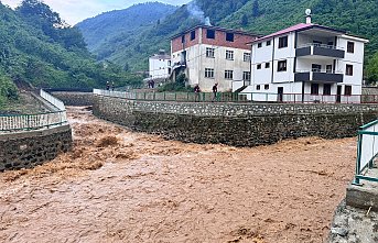 Trabzon'da sağanak etkili oldu