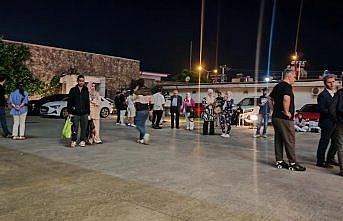 Trabzon'da 7 katlı otelin elektrik panosunda çıkan yangın söndürüldü